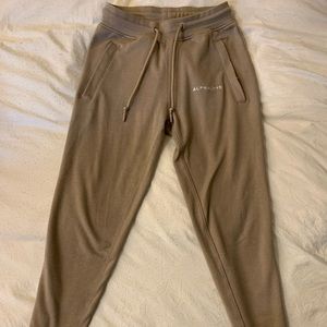 Womens Alphalete Tan Joggers XS